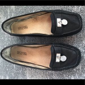 Black Michael Kors Loafers Size 10